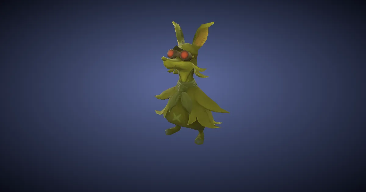 Wind-up meateater in 3D