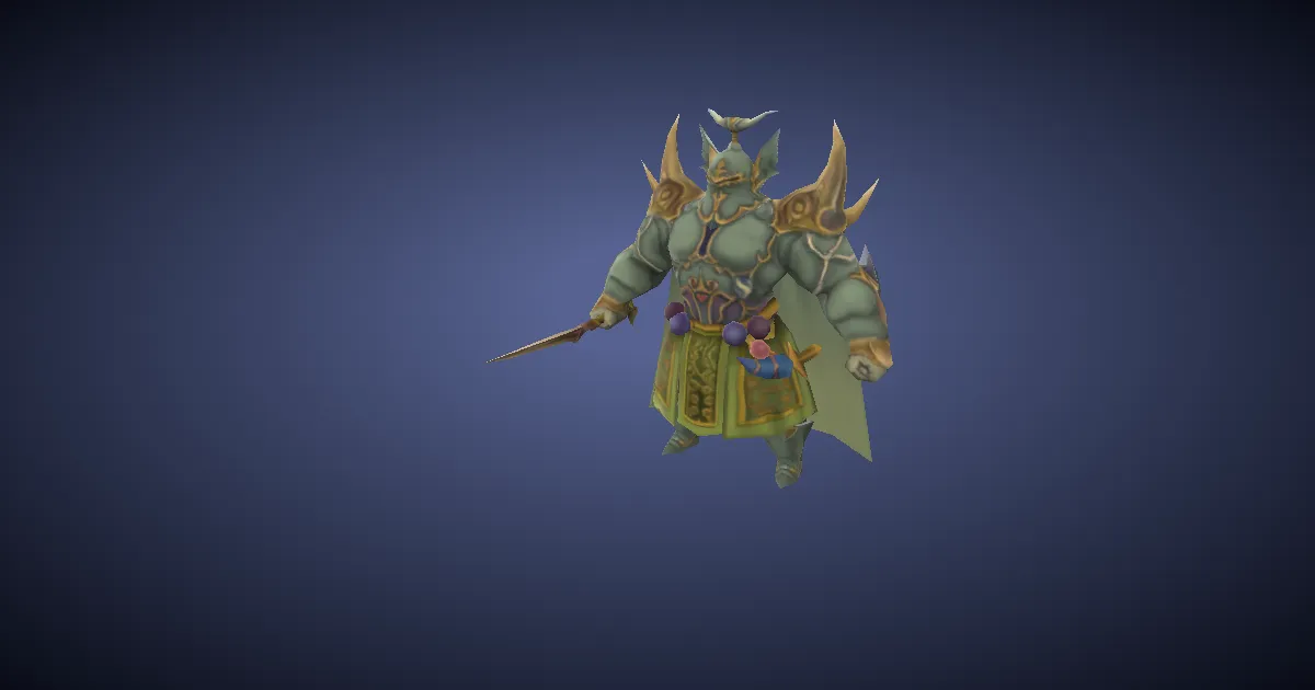 Exdeath miniature en 3D