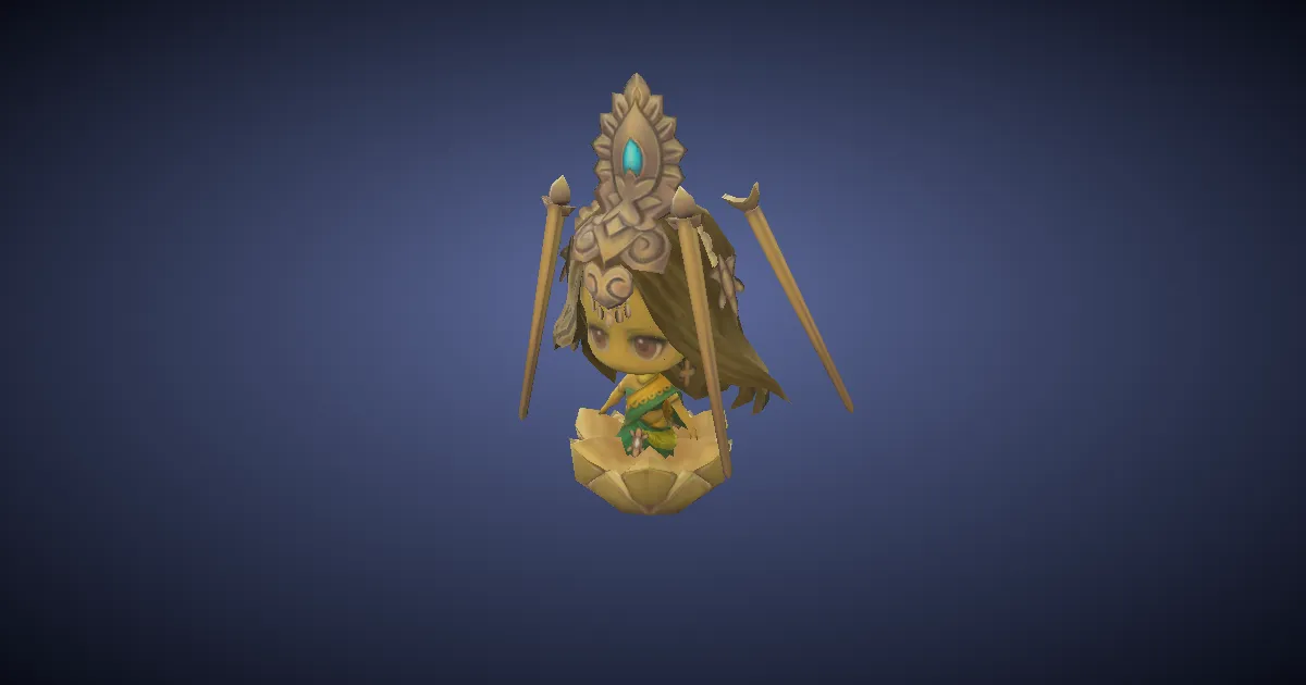Wind-up Lakshmi in 3D