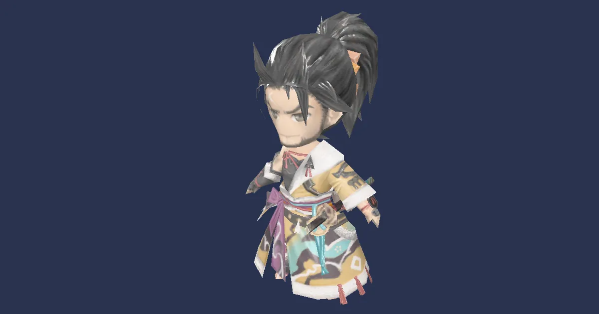 Hien-Puppe in 3D