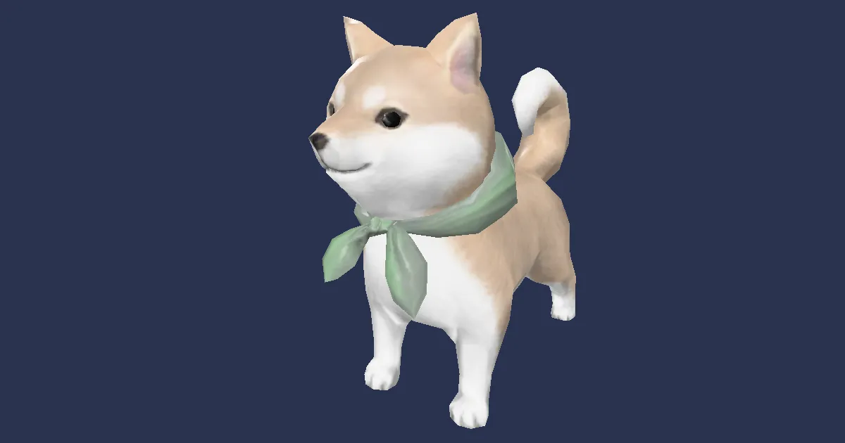 Mameshiba in 3D