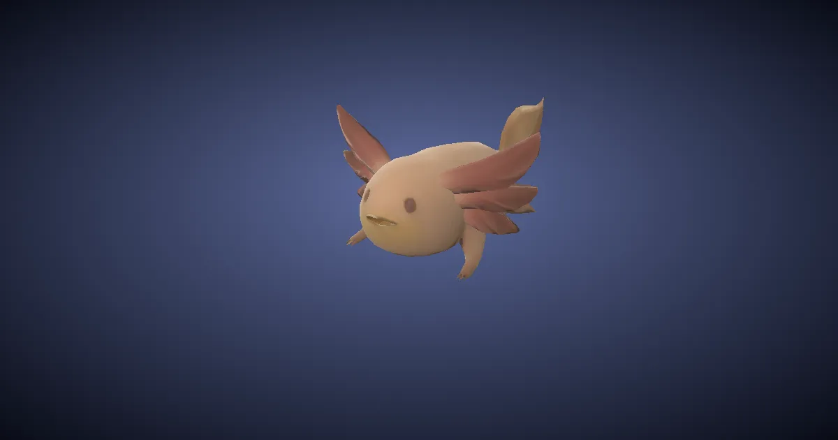 Axolotl eft in 3D
