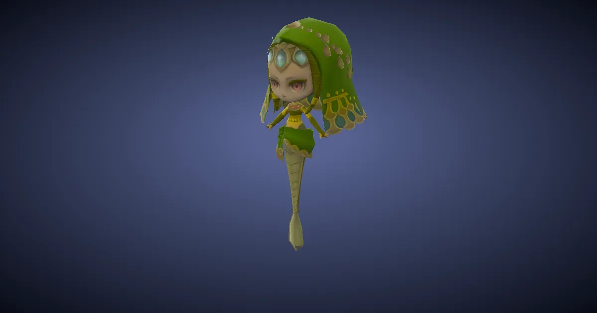 Poupée qalyana en 3D