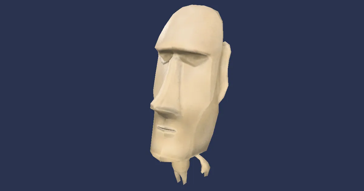 Mini-moai en 3D