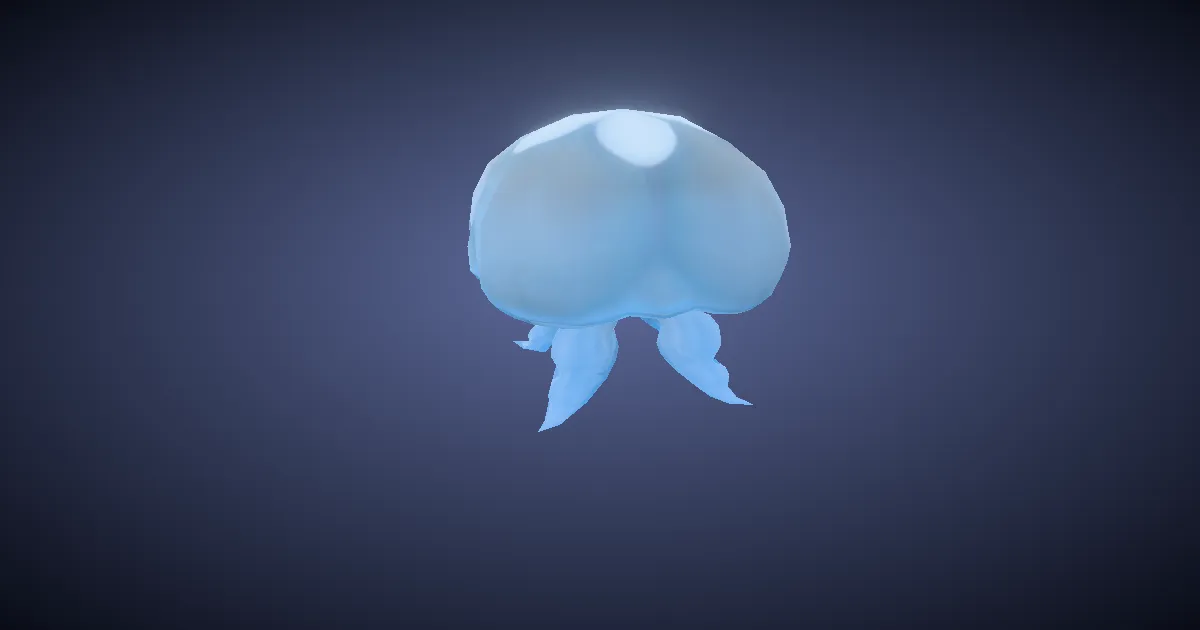 Aurelia polyp in 3D