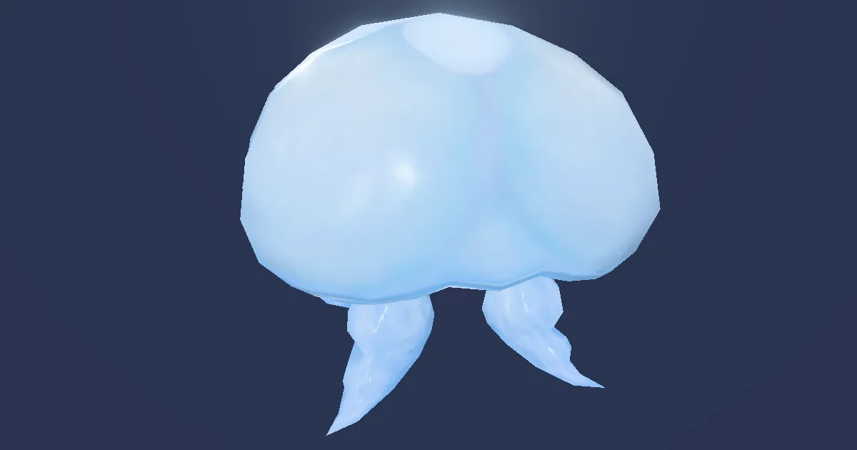 Aurelia polyp in 3D