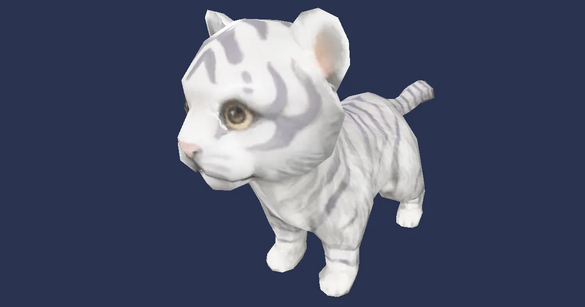 Byakko cub in 3D