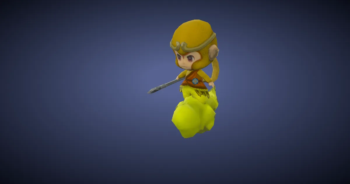 Monkey king in 3D