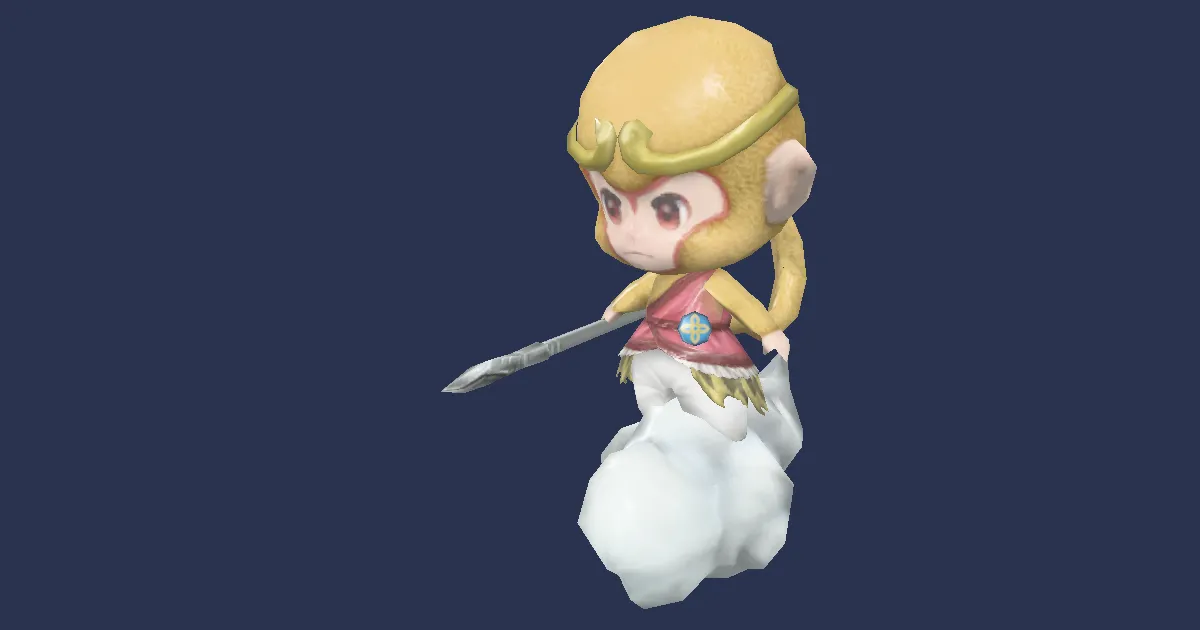 Monkey king in 3D