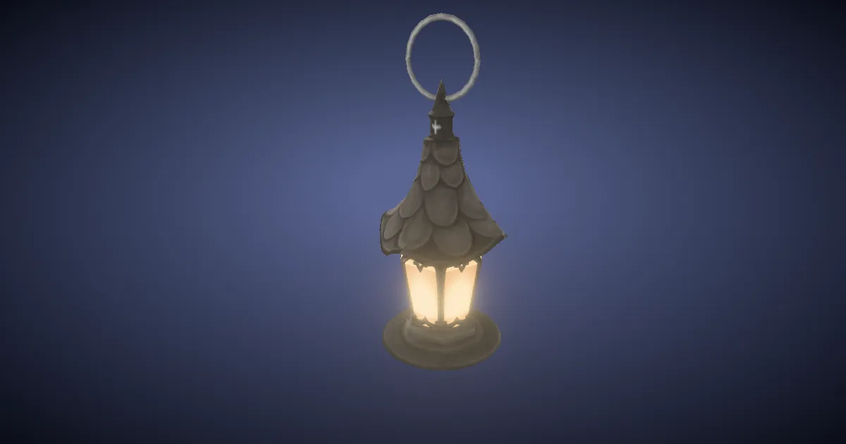 Clockwork lantern in 3D