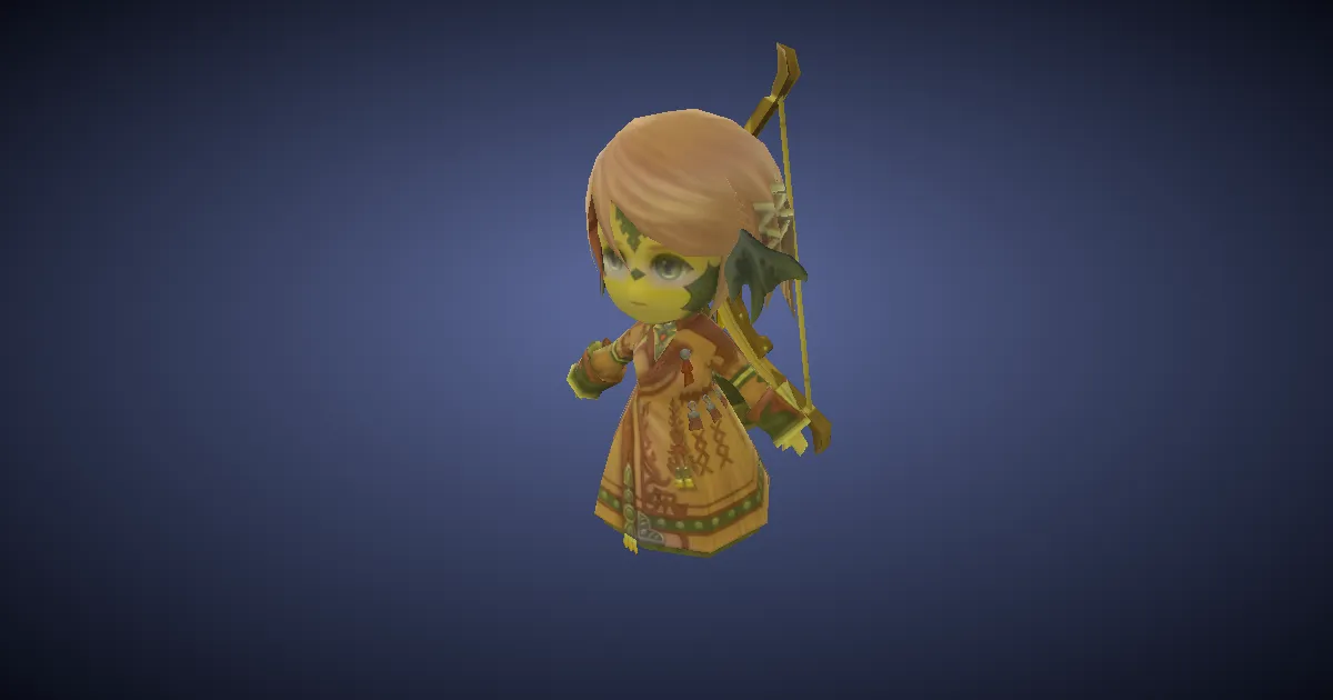 Cirina-Puppe in 3D
