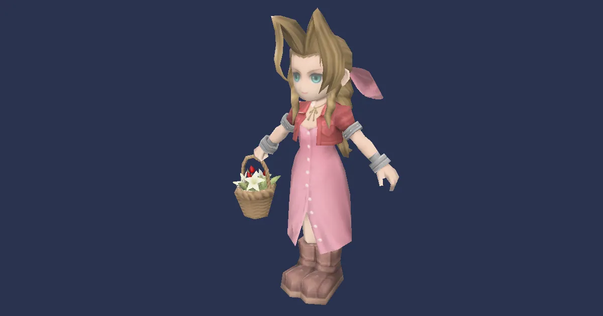 Wind-up Aerith in 3D