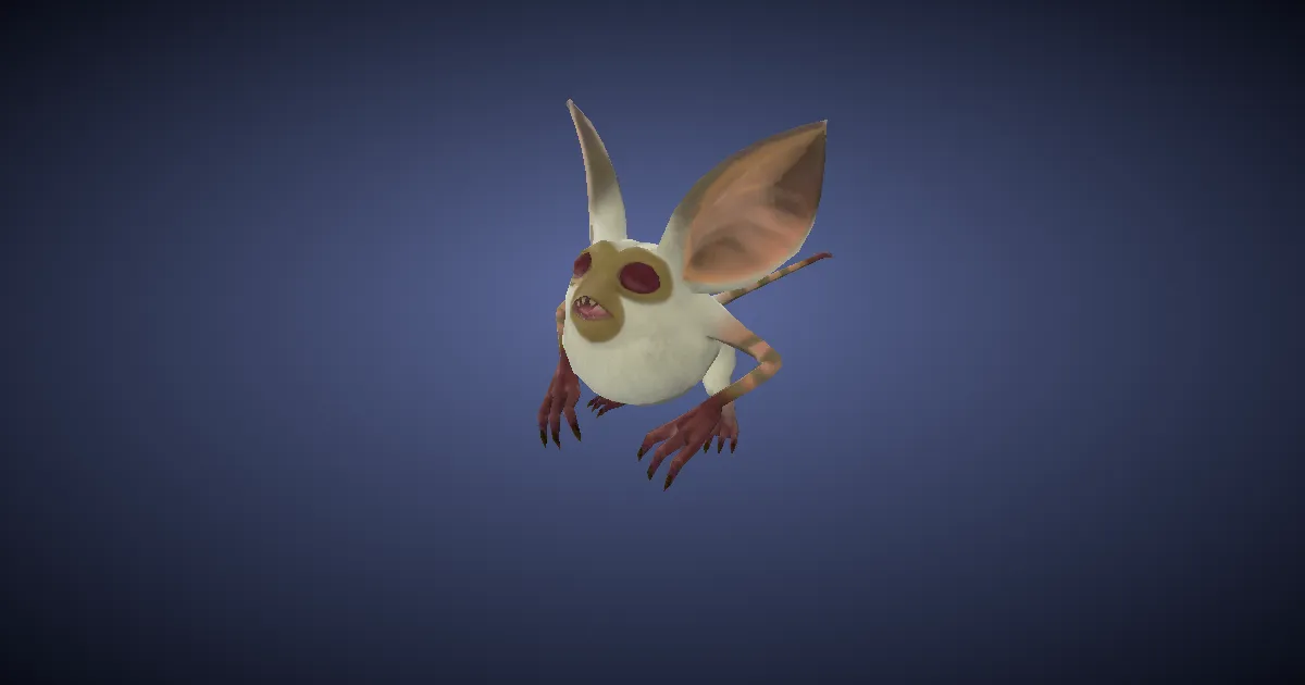 Baby gremlin in 3D