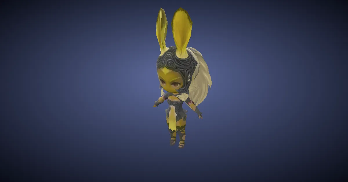 Fran-Puppe in 3D