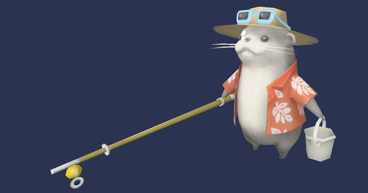 Loutre aloha en 3D
