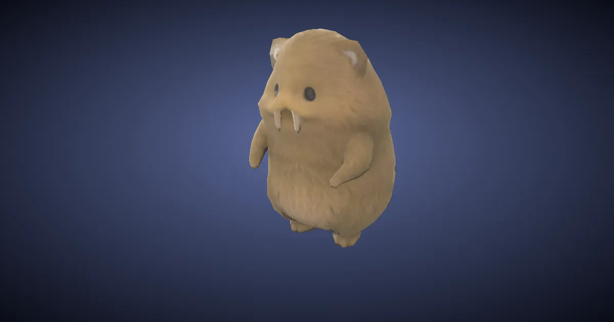 Castor géant en 3D
