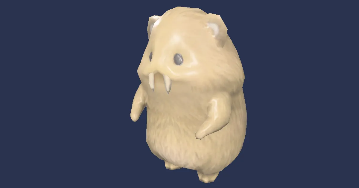 Giant beaver in 3D