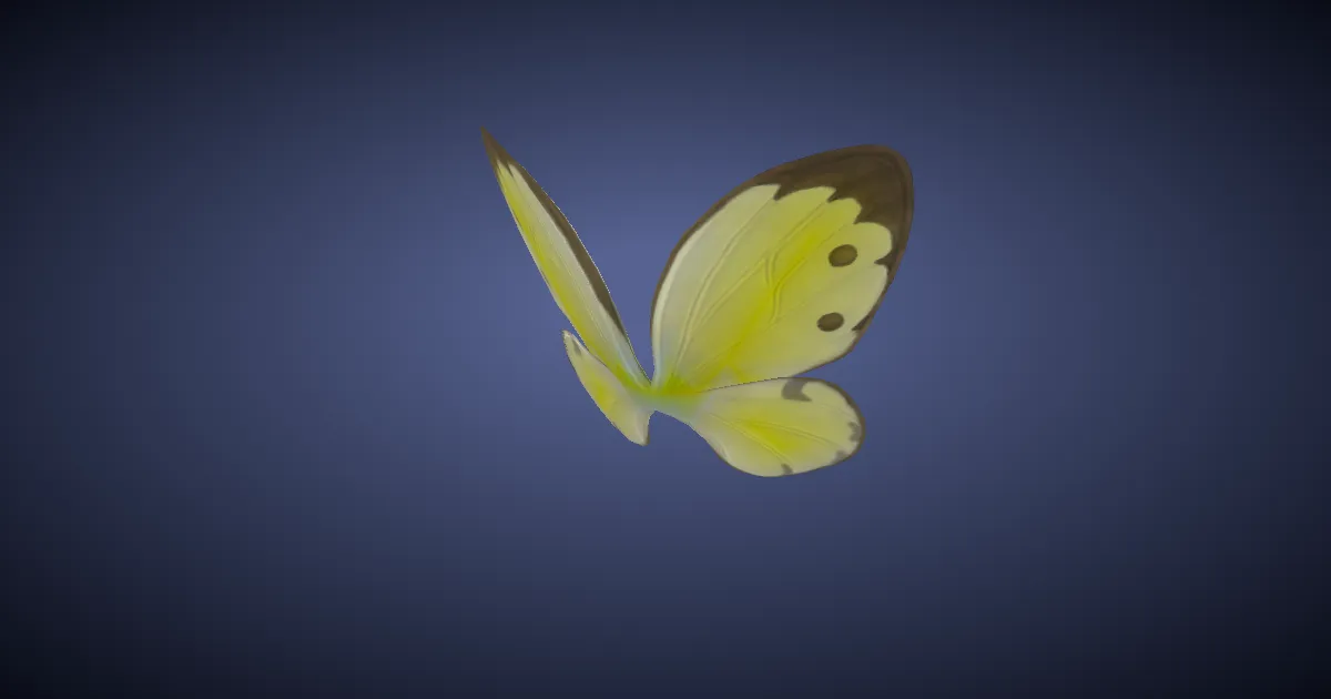Schmetterlingspaar in 3D
