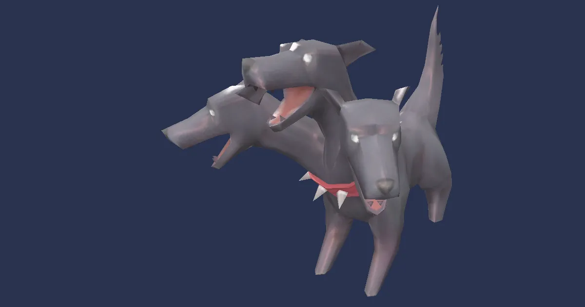 Cerberpup in 3D