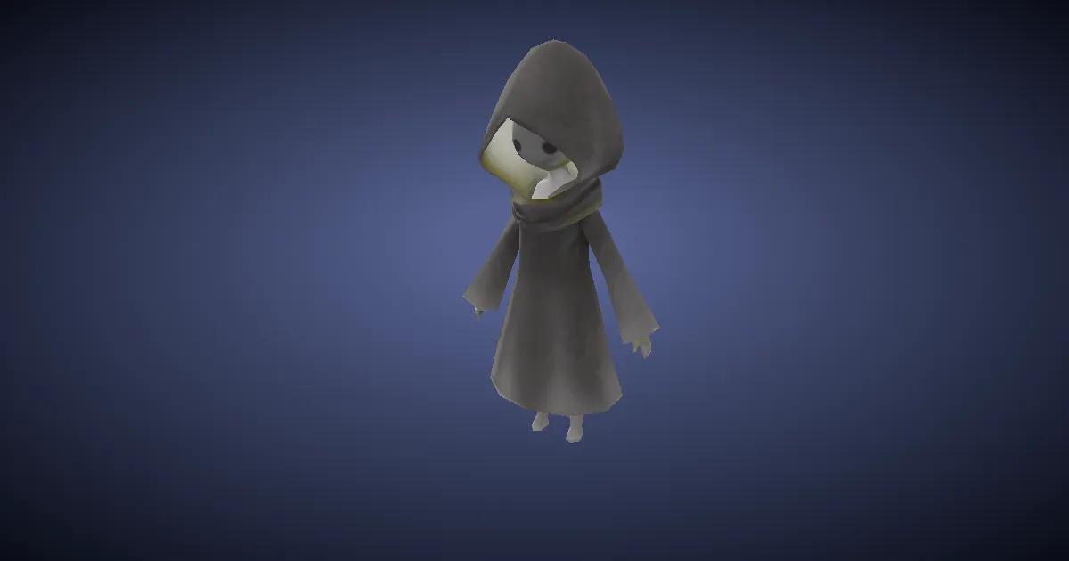 Poupée ascienne en 3D