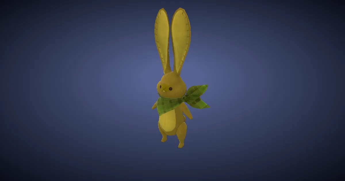 Unlucky rabbit in 3D