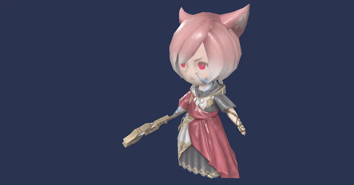 Mystel miniature en 3D