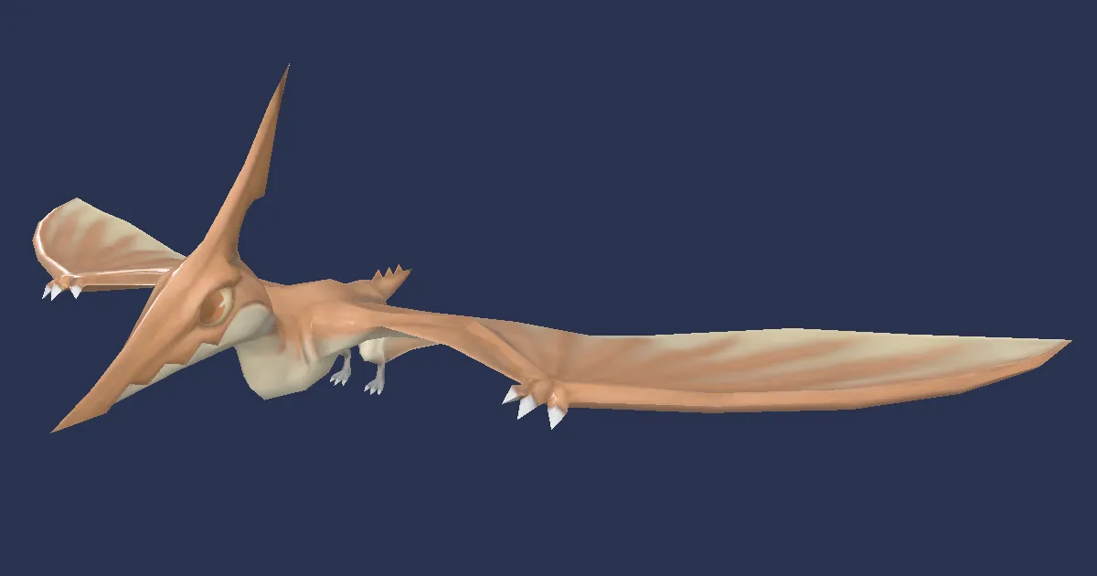 Petit pteranodon in 3D