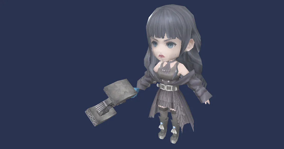 Gaia-Puppe in 3D