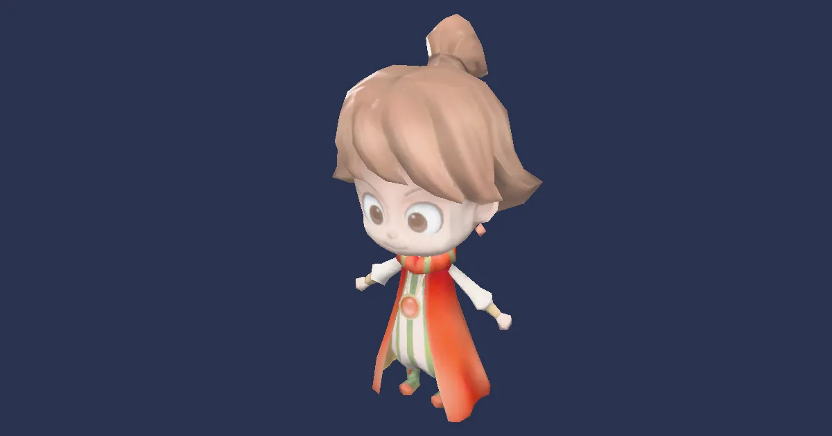 Wind-up Palom in 3D