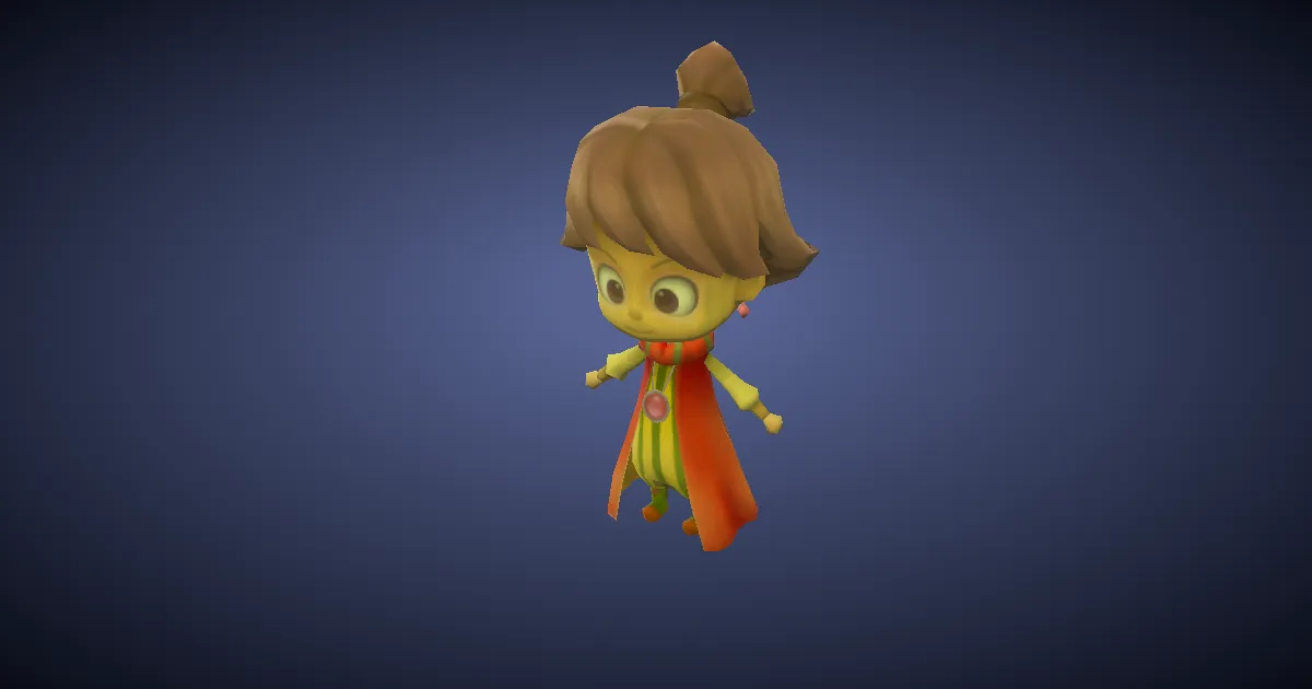 Palom-Puppe in 3D
