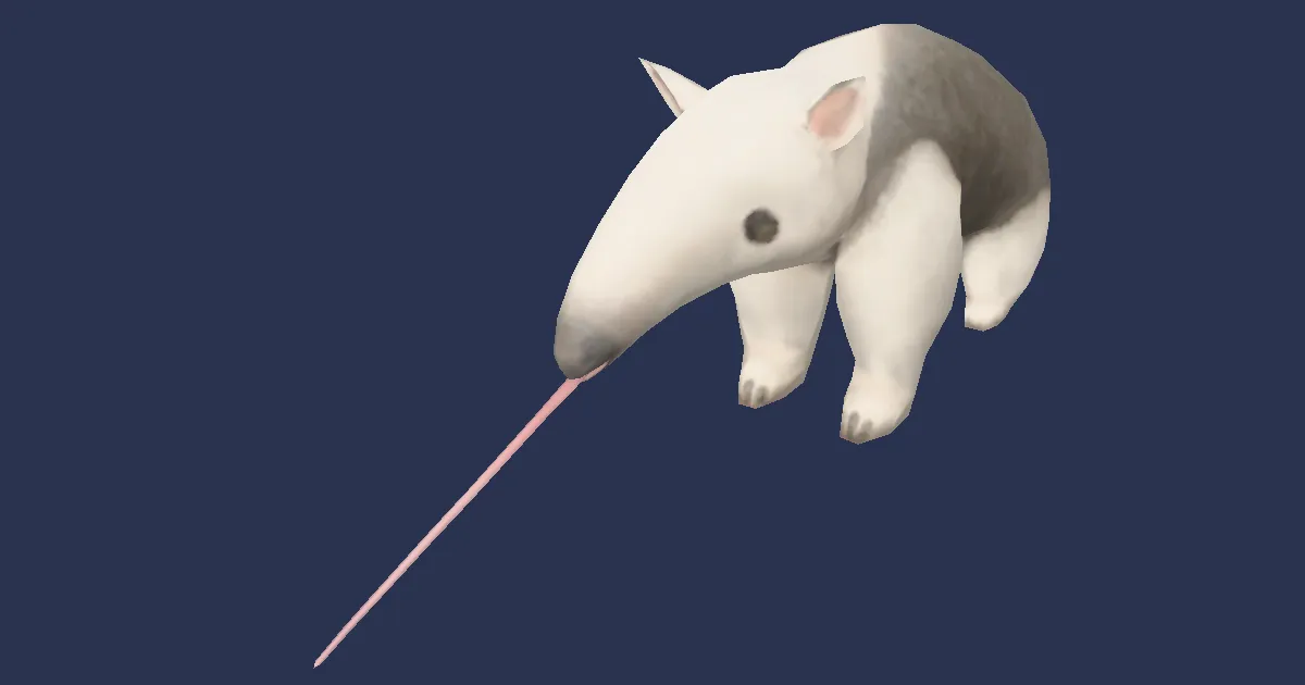 Anteater in 3D