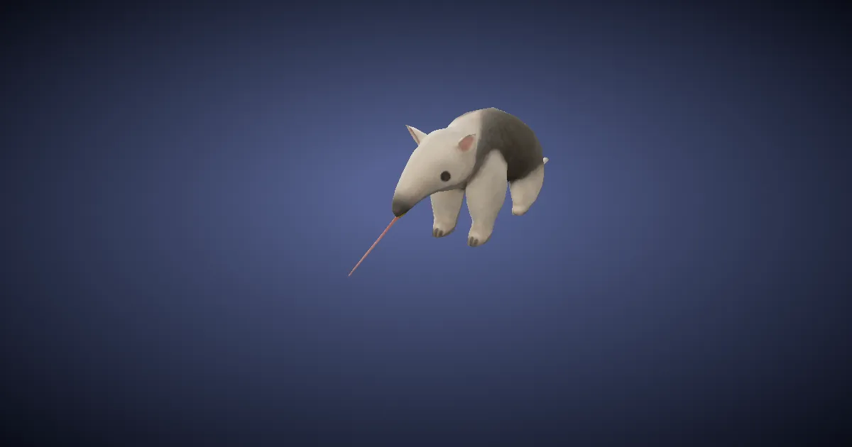 Anteater in 3D