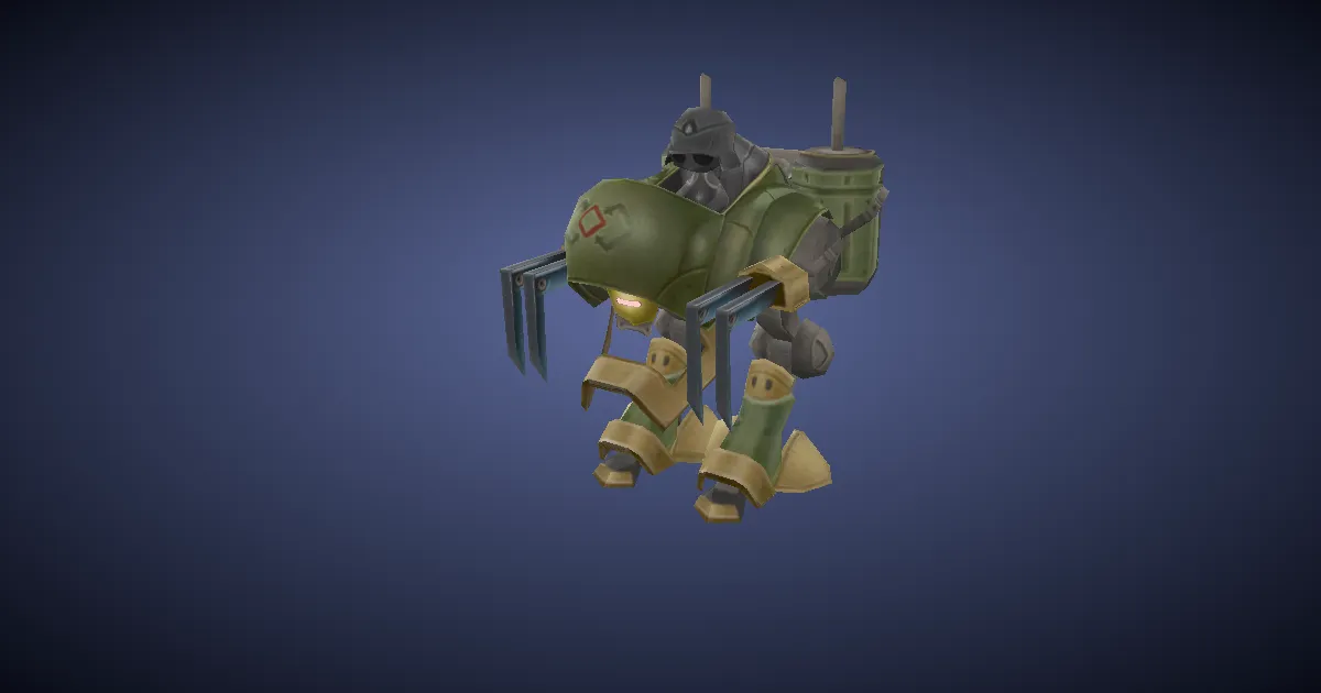 A-Magitek-Prädator in 3D