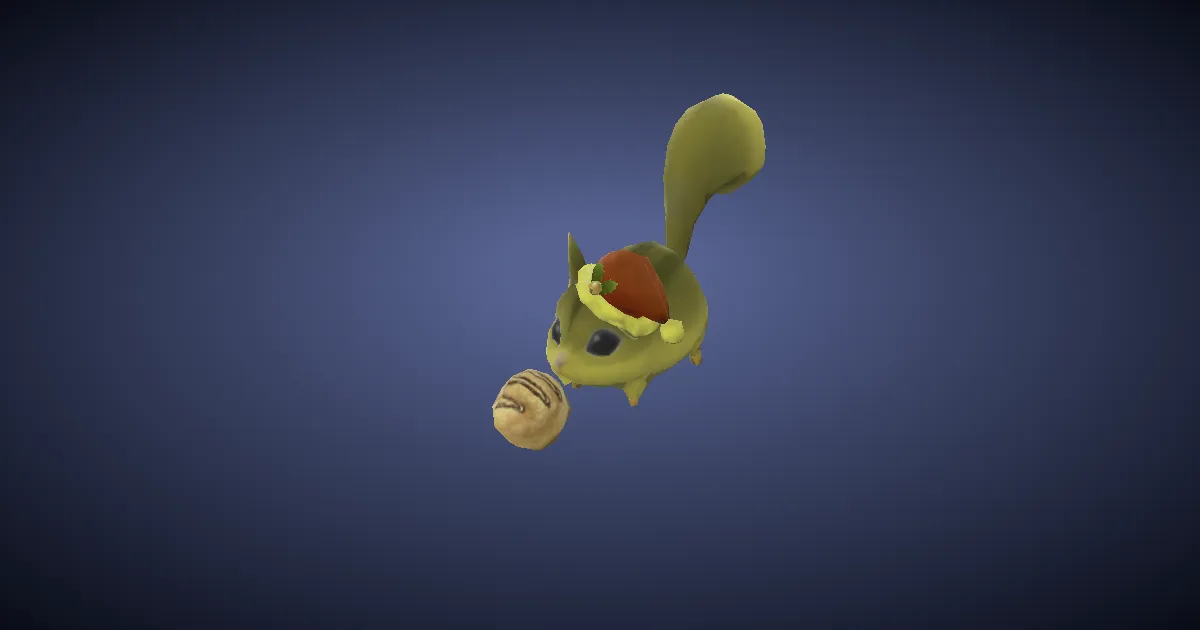 Squirrel emperor in 3D