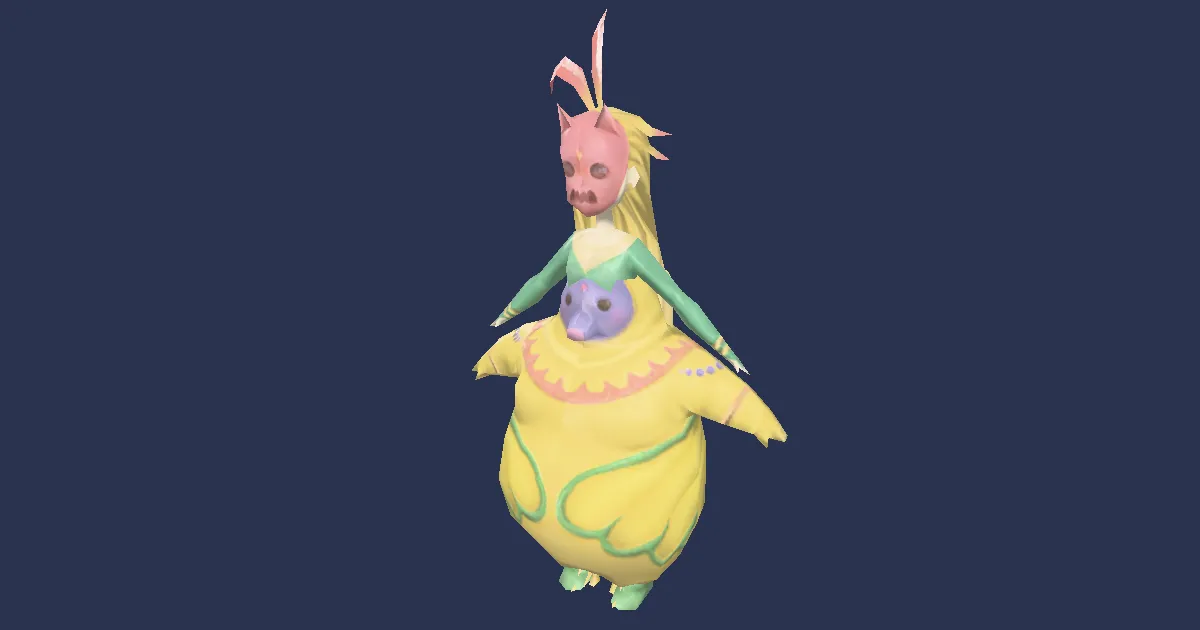 Wind-up Magus Sisters in 3D