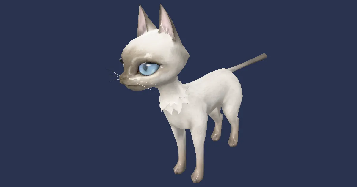 Nagxian cat in 3D