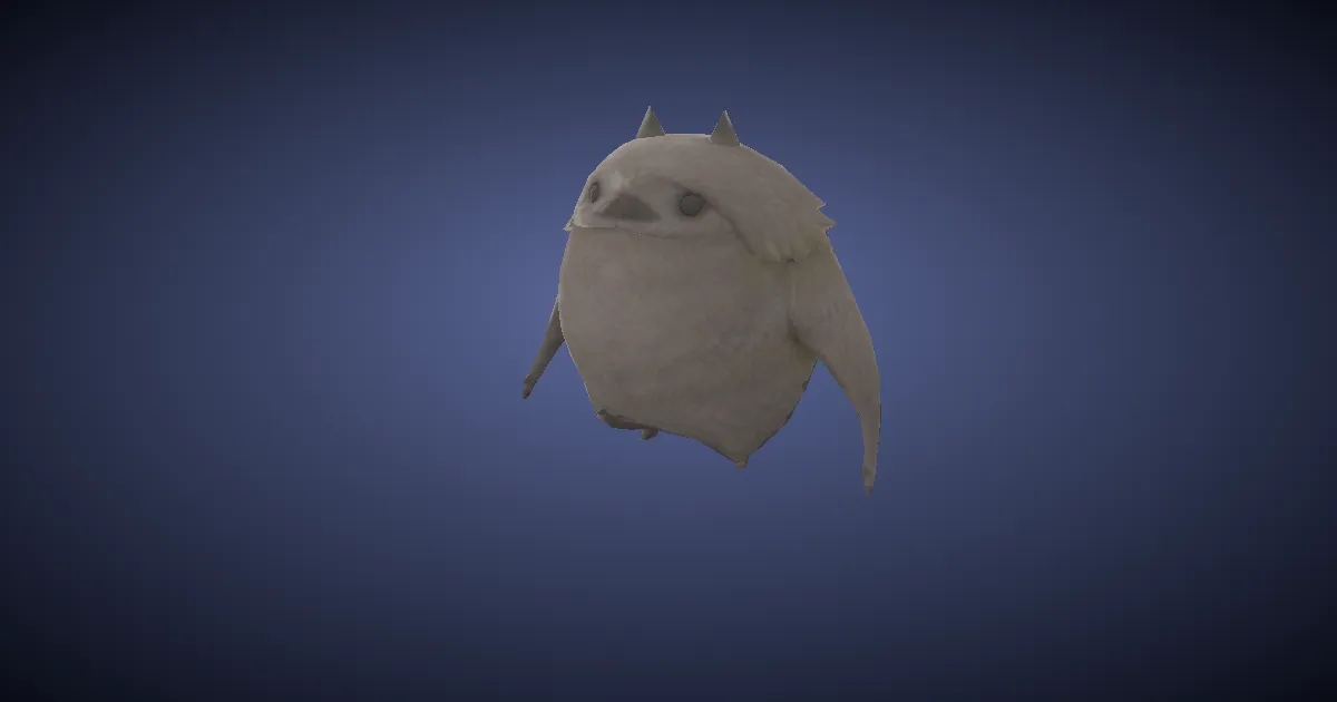 Tiny troll in 3D