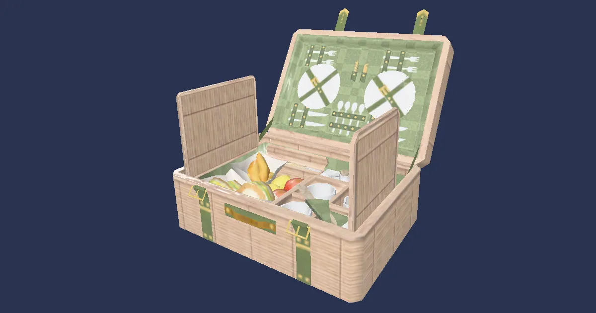 Abenteurerkorb in 3D