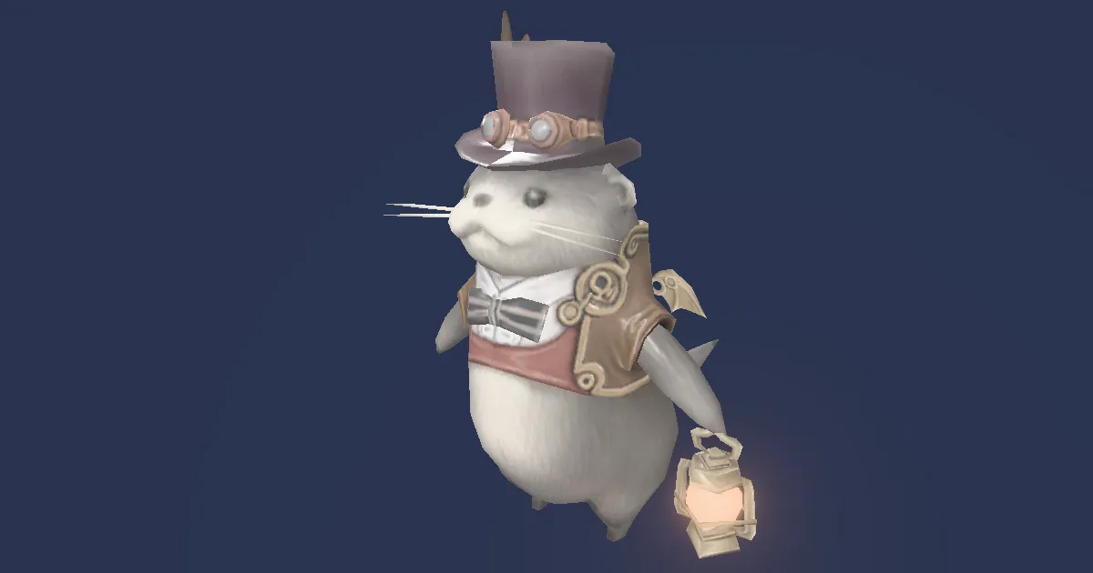 Dampf-Otter in 3D