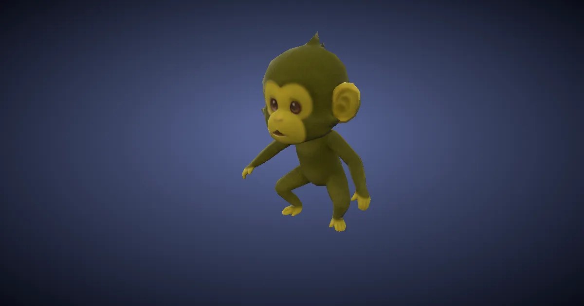 Chimpanzé en 3D
