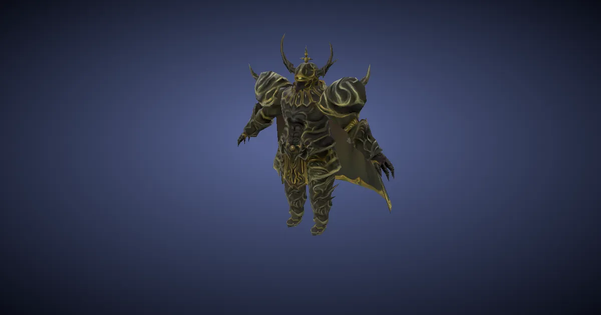 Wind-up Golbez in 3D