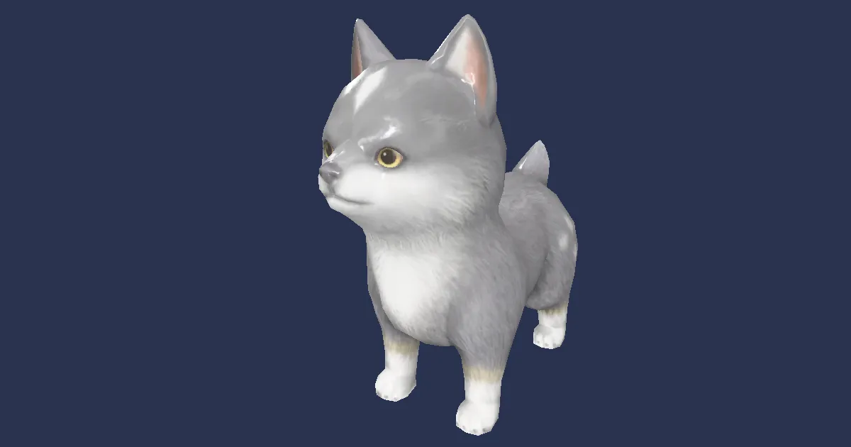 Torgal pup in 3D
