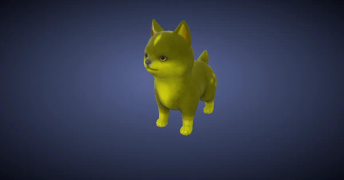Torgal pup in 3D