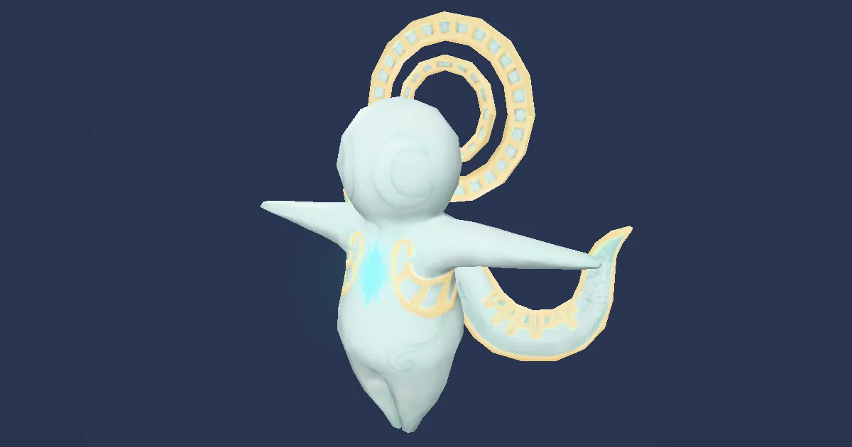 Hydaelyn idol in 3D