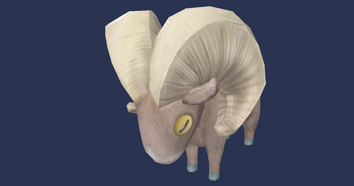 Not-so-bighorn in 3D