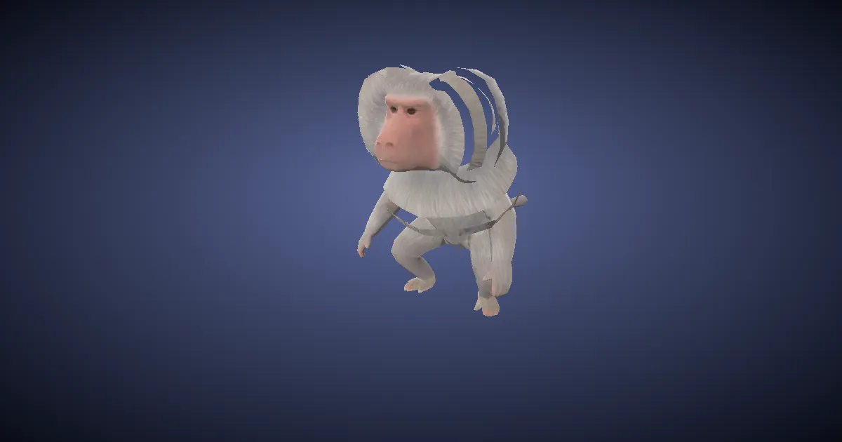 Boon baboon in 3D