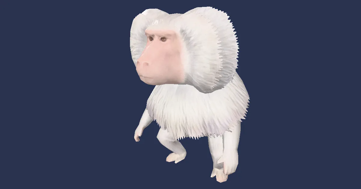 Boon baboon in 3D
