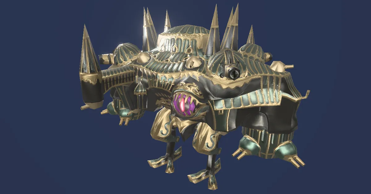 Clockwork oppressor in 3D