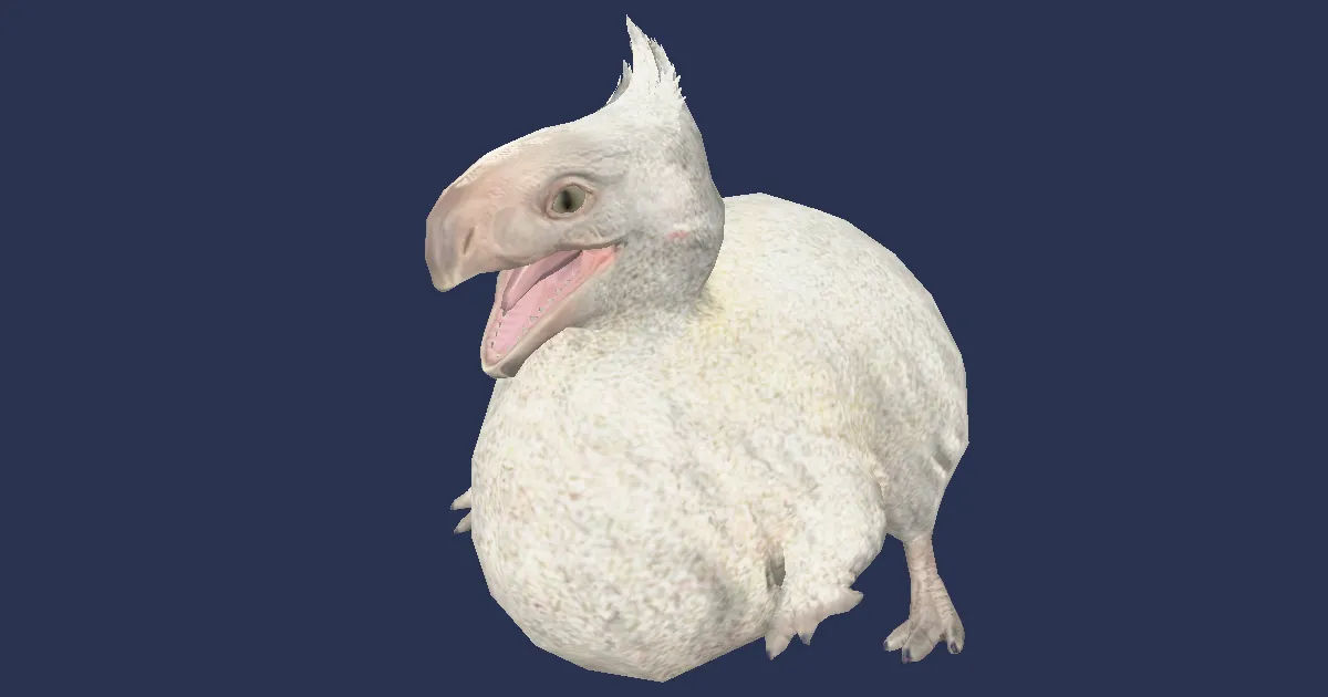 Saikrii-Küken in 3D
