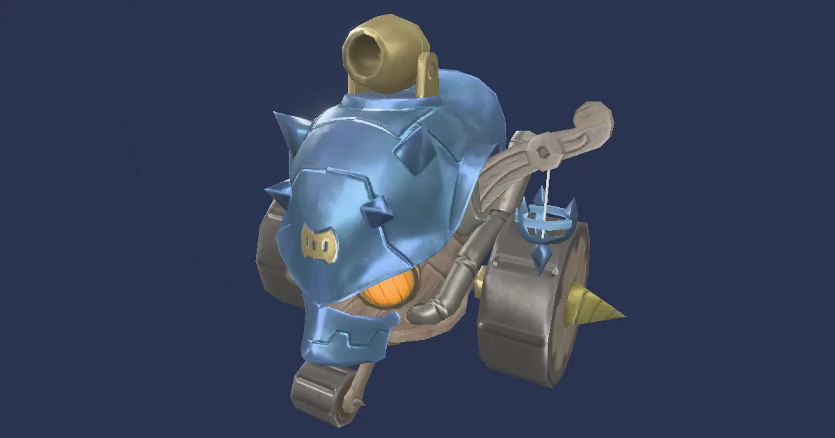 Falcon-blue gobtank in 3D